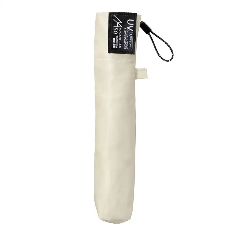estaa MAGICAL TECH PROTECTION 超軽量折りたたみ日傘 プレーン50cm ベージュ/31-230-30226-15
